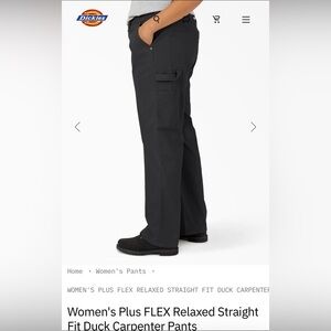 Dickies Women’s Black Cargo Pants NWT